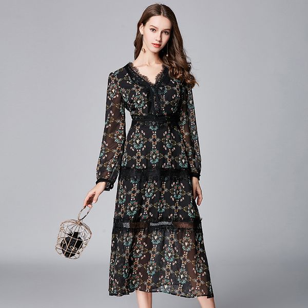 big yards dresses fat mm shading lace floral chiffon deep v-ne fashion loose jumpsuit long 200kg
big yards dresses fat mm shading lace floral chiffon deep v-ne fashion loose jumpsuit long 200kg