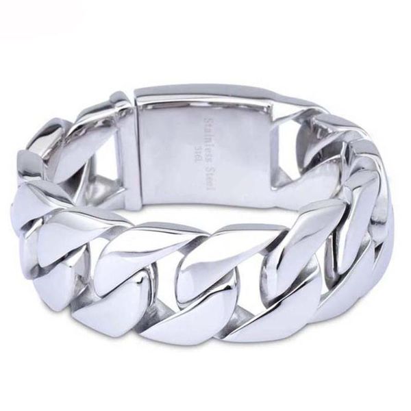 link, chain 12/26/31mm 316l stainless steel curb cuban bracelet huge heavy silver color tone wholesale jewelry mens boys bike, Black
link, chain 12/26/31mm 316l stainless steel curb cuban bracelet huge heavy silver color tone wholesale jewelry mens boys bike, Black