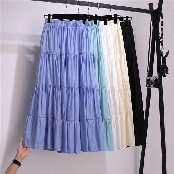 summer cotton skirt women high waisted long femme casual solid a-line skirts jupe green, Black
summer cotton skirt women high waisted long femme casual solid a-line skirts jupe green, Black