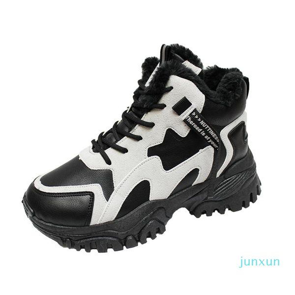 wholesale- fashion non-slip snow ladies casual comfort short plush sneakers women's fur patchwork waterproof warm sports shoes, Black
wholesale- fashion non-slip snow ladies casual comfort short plush sneakers women's fur patchwork waterproof warm sports shoes, Black