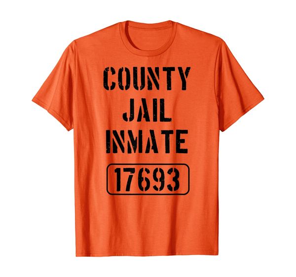 Prisoner Costume Tshirt | County Jail Inmate Funny Tee, Mainly pictures