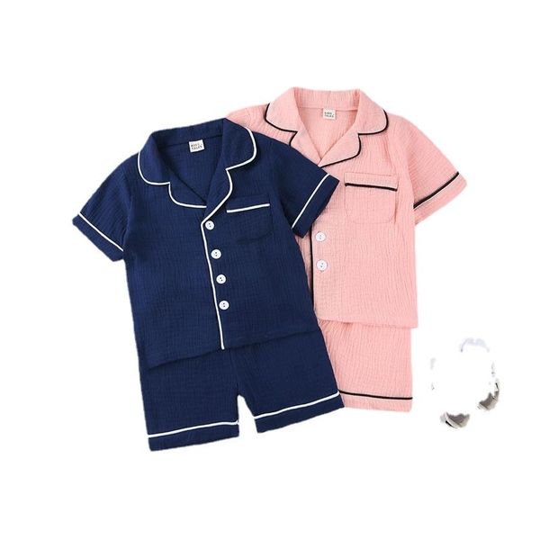 pajamas summer children boys clothes cotton short sleeve fashion solid color kids set sleepwear+pants clothing sets, Blue;red
pajamas summer children boys clothes cotton short sleeve fashion solid color kids set sleepwear+pants clothing sets, Blue;red