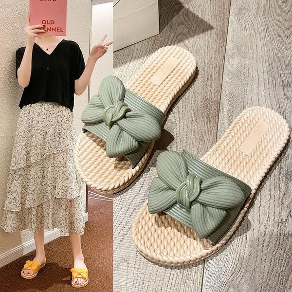 slippers bowknot household pvc women summer indoor outdoor non-slip home shoes designer slides low (1cm-3cm), Black
slippers bowknot household pvc women summer indoor outdoor non-slip home shoes designer slides low (1cm-3cm), Black