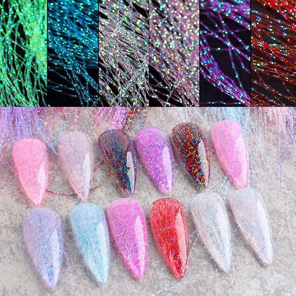 nail art decorations 1pack approx 100pcs fluorescent silk decal holographic colorful line designs accessories decoration in box, Silver;gold
nail art decorations 1pack approx 100pcs fluorescent silk decal holographic colorful line designs accessories decoration in box, Silver;gold