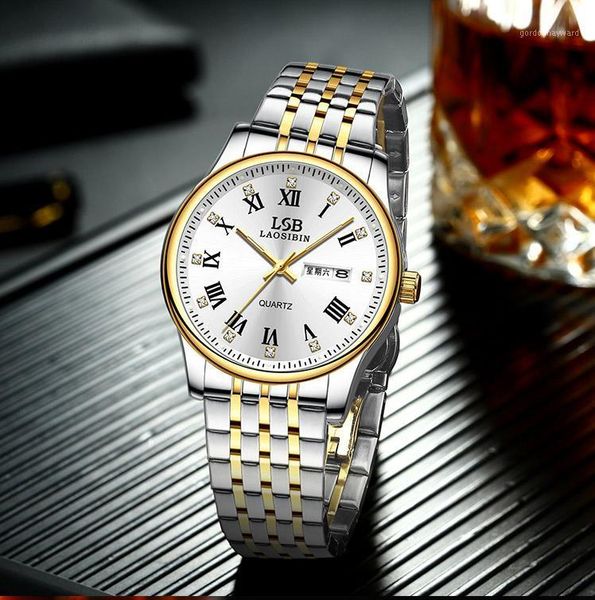 wristwatches 2021 laosibin factory quality quartz watch for mens chronograph wristwatch week display water resistant relogio masculino, Slivery;brown
wristwatches 2021 laosibin factory quality quartz watch for mens chronograph wristwatch week display water resistant relogio masculino, Slivery;brown