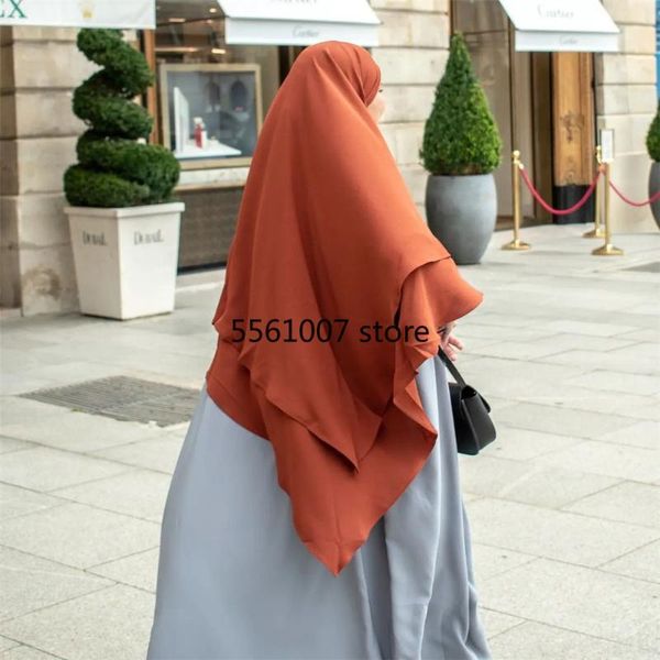 ethnic clothing muslim 3 layers hijab headscarf long khimar women modest extra large prayer hooded scarf 145cm dubai turkey jilbab niqab, Red
ethnic clothing muslim 3 layers hijab headscarf long khimar women modest extra large prayer hooded scarf 145cm dubai turkey jilbab niqab, Red