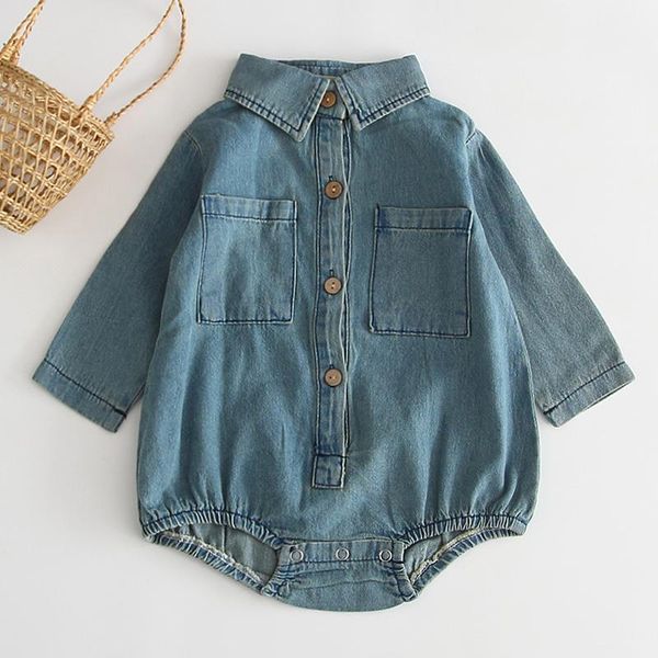 jumpsuits baby boy girl rompers long sleeve turn-down collar 2021 spring autumn fashion clothing1, Blue
jumpsuits baby boy girl rompers long sleeve turn-down collar 2021 spring autumn fashion clothing1, Blue