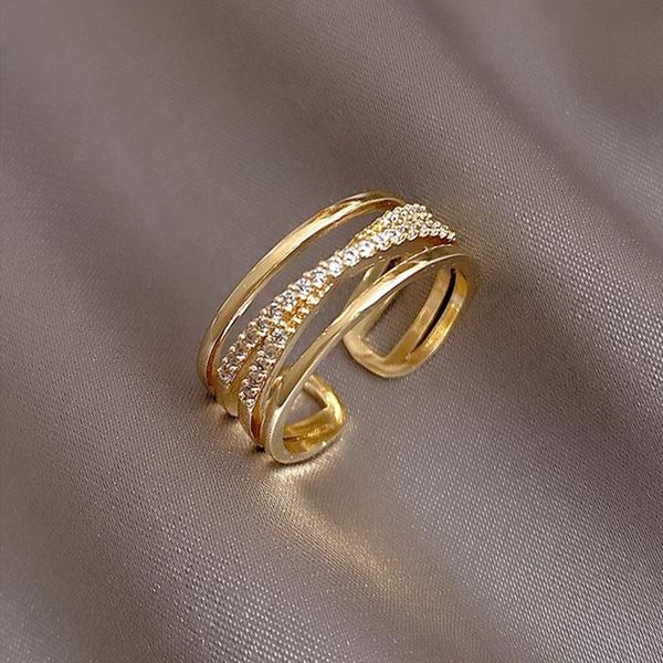 wedding rings 2021 trendy personality shiny crystal irregular gold color cz open cross ring for women girls fashionable korean fashion jewel, Slivery;golden
wedding rings 2021 trendy personality shiny crystal irregular gold color cz open cross ring for women girls fashionable korean fashion jewel, Slivery;golden