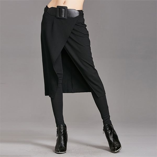 spring autumn women pants high stretch black fake two pieces pencil skirt pants female fashion trousers streetwear wp24 210707, Black;white
spring autumn women pants high stretch black fake two pieces pencil skirt pants female fashion trousers streetwear wp24 210707, Black;white