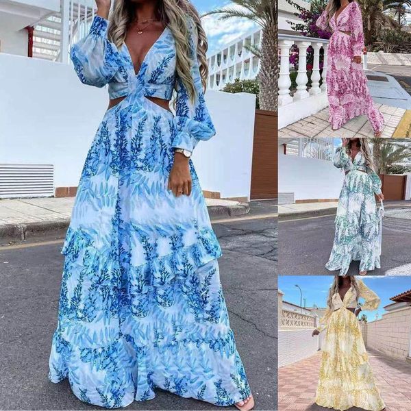 casual dresses women's maxi dress robe femme long sleeve holiday floral boho paisley print cut out ladies slim vestidos de mujer, Black;gray
casual dresses women's maxi dress robe femme long sleeve holiday floral boho paisley print cut out ladies slim vestidos de mujer, Black;gray