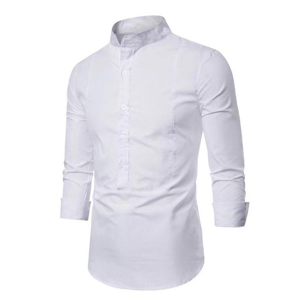 men's casual shirts european and american fashion black white solid color striped long-sleeved shirt business professional wear s-xxl, White;black
men's casual shirts european and american fashion black white solid color striped long-sleeved shirt business professional wear s-xxl, White;black