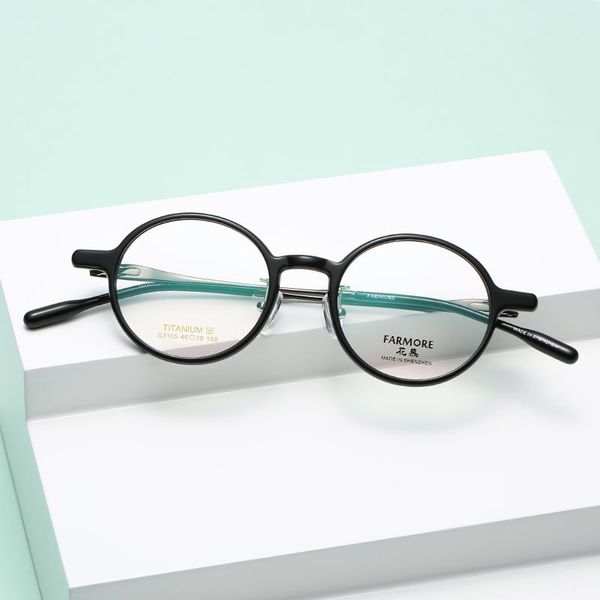 fashion sunglasses frames reven s3105 titanium optical glasses frame men vintage round prescription eyeglasses women retro acetate spectacle, Black
fashion sunglasses frames reven s3105 titanium optical glasses frame men vintage round prescription eyeglasses women retro acetate spectacle, Black