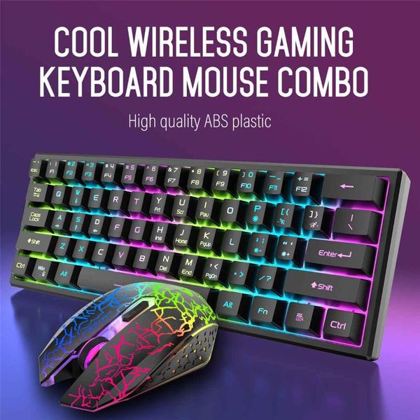 keyboard mouse combos t61 wireless & set 61 keys 2.4ghz rechargeable colorful backlit mechanical feel 2400dpi
keyboard mouse combos t61 wireless & set 61 keys 2.4ghz rechargeable colorful backlit mechanical feel 2400dpi