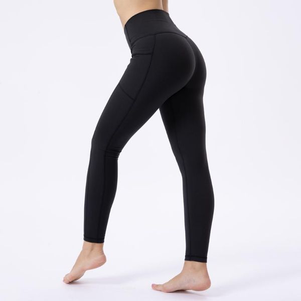 yoga outfit women high waist workout leggings tummy control brushed soft tight pants with side pockets
yoga outfit women high waist workout leggings tummy control brushed soft tight pants with side pockets
