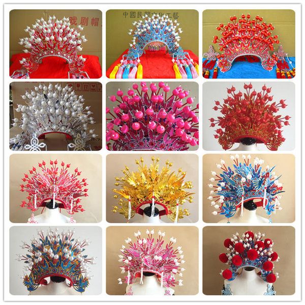 chinese opera hats for adults crown hat drama gifts wedding hat for bride festival stage performance studio supplies, Blue;gray
chinese opera hats for adults crown hat drama gifts wedding hat for bride festival stage performance studio supplies, Blue;gray