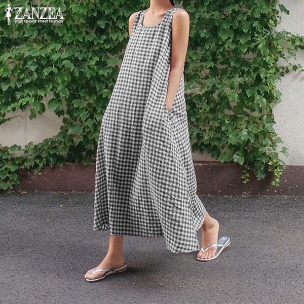 casual dresses summer dress women's sundress 2021 check fashion long maxi female sleeveless party vestidos kaftan robe femme 5xl 6, Black;gray
casual dresses summer dress women's sundress 2021 check fashion long maxi female sleeveless party vestidos kaftan robe femme 5xl 6, Black;gray