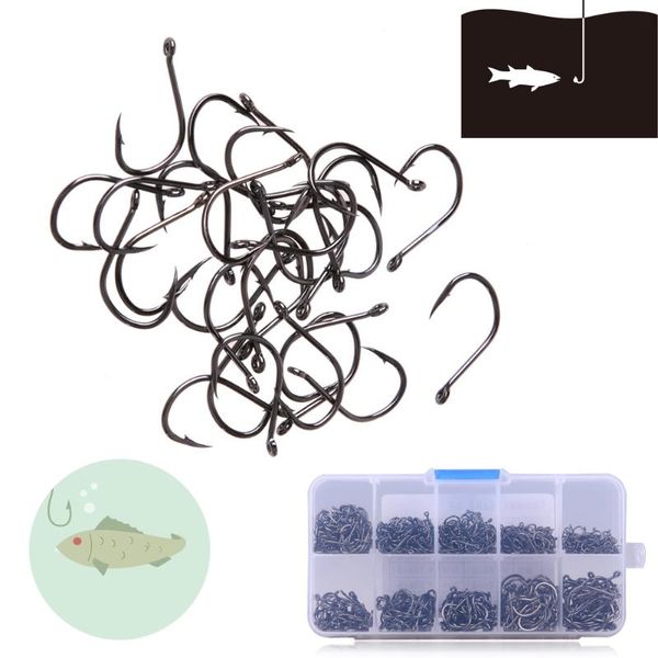 fishing hooks 200/500/600pcs high carbon steel mixed size barbed jig hook carp head for accessories gyh
fishing hooks 200/500/600pcs high carbon steel mixed size barbed jig hook carp head for accessories gyh