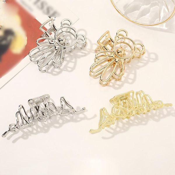 hair clips & barrettes 4pcs girl claw clip alloy large hollow jaw styling accessory for women hairclip hairpin, Golden;silver
hair clips & barrettes 4pcs girl claw clip alloy large hollow jaw styling accessory for women hairclip hairpin, Golden;silver