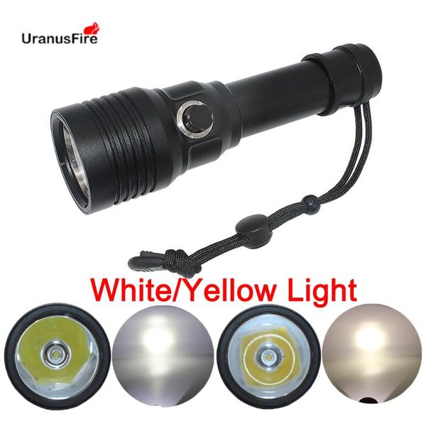 flashlights torches xml2 led diving torch yellow/white light waterproof underwater 100m lock switch with 5000mah battery dive lam
flashlights torches xml2 led diving torch yellow/white light waterproof underwater 100m lock switch with 5000mah battery dive lam