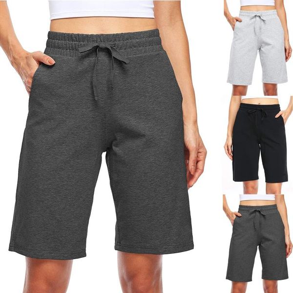 women's shorts mid waist stretch athletic workout active fitness fashion style casual sports elastic capris, White;black
women's shorts mid waist stretch athletic workout active fitness fashion style casual sports elastic capris, White;black