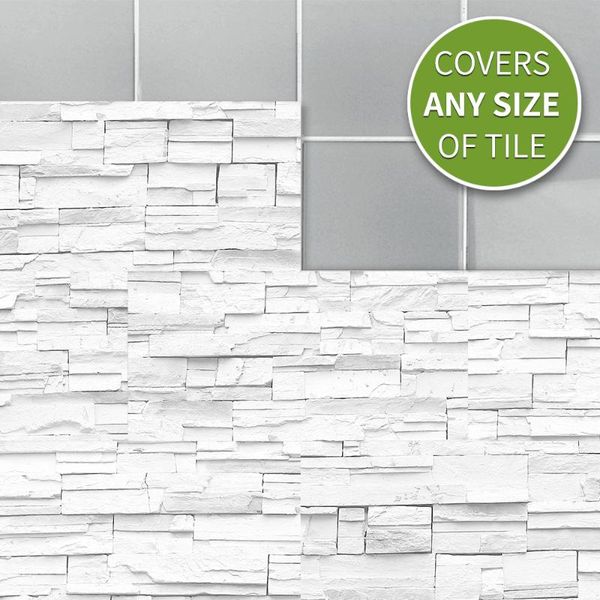 wallpapers white stone brick wall stickers retro oil-proof waterproof tile wallpaper for kitchen bathroom ground house decoration
wallpapers white stone brick wall stickers retro oil-proof waterproof tile wallpaper for kitchen bathroom ground house decoration