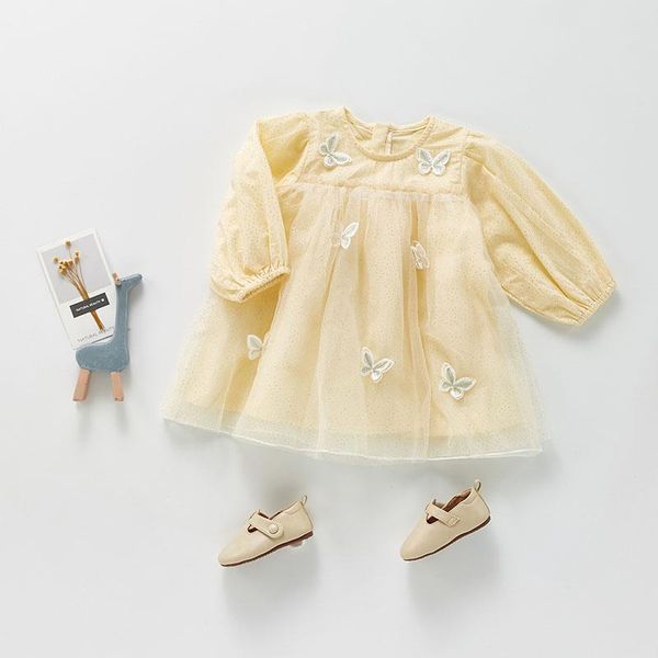 girl's dresses milancel 2021 autumn kids dress mesh butterfly long sleeve girls birthday clothes, Red;yellow
girl's dresses milancel 2021 autumn kids dress mesh butterfly long sleeve girls birthday clothes, Red;yellow