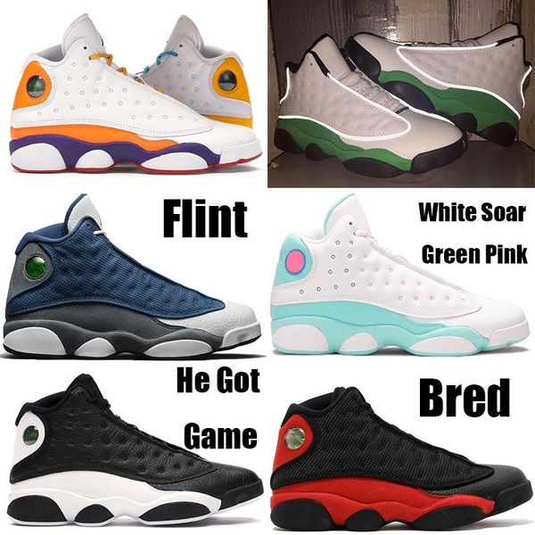 13 13s jumpman flint gigi white soar green pink basketball shoes reflective lucky playground reverse he got game bred men running sneakers
13 13s jumpman flint gigi white soar green pink basketball shoes reflective lucky playground reverse he got game bred men running sneakers