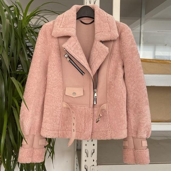 women's leather & faux factory good price women shearling jacket ladies lamb fur genuine 100% natural coat winter warm, Black
women's leather & faux factory good price women shearling jacket ladies lamb fur genuine 100% natural coat winter warm, Black