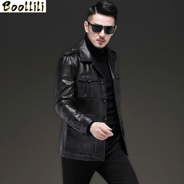 men's leather & faux boollili 2021 autumn genuine jacket men 100% cowhide real coat slim cow jackets, Black
men's leather & faux boollili 2021 autumn genuine jacket men 100% cowhide real coat slim cow jackets, Black