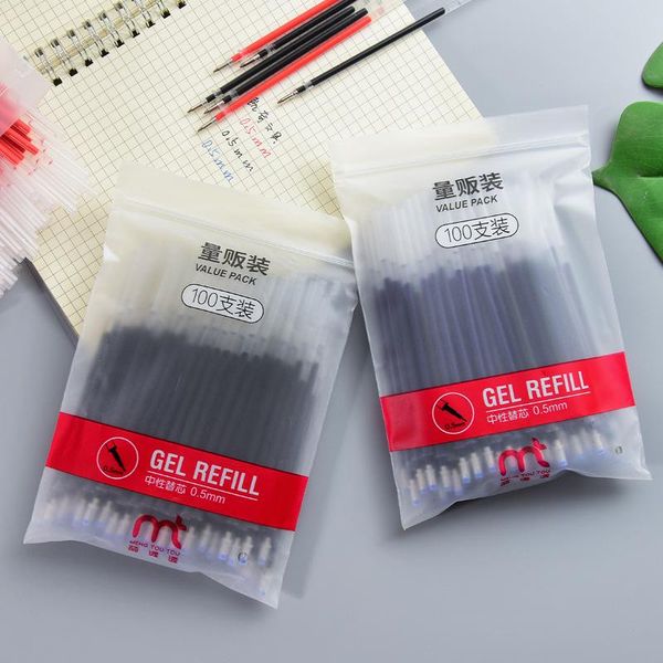 refills 100pcs/lot neutral pen core set 0.5m carbon black wholesale core/blue red stationery refill, Black;red
refills 100pcs/lot neutral pen core set 0.5m carbon black wholesale core/blue red stationery refill, Black;red
