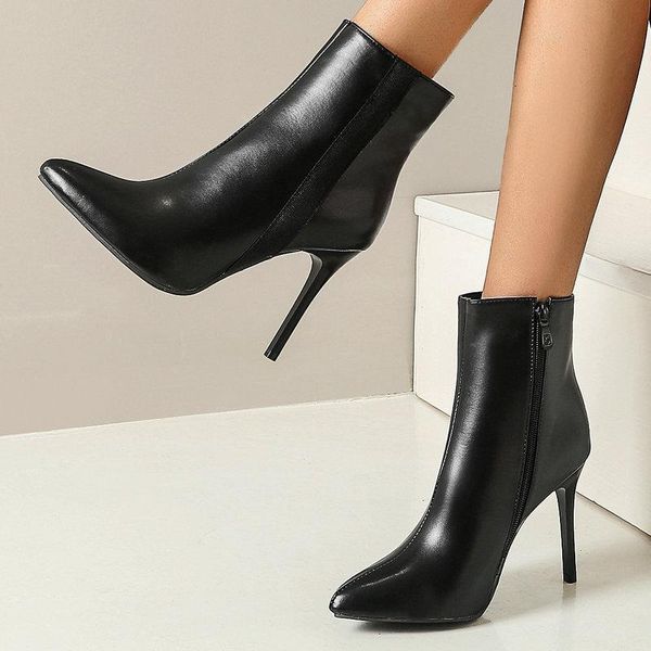 boots spring winter women fashion thin high heels pointed toe zipper ankle ladies orange botines mujer plus size 46, Black
boots spring winter women fashion thin high heels pointed toe zipper ankle ladies orange botines mujer plus size 46, Black
