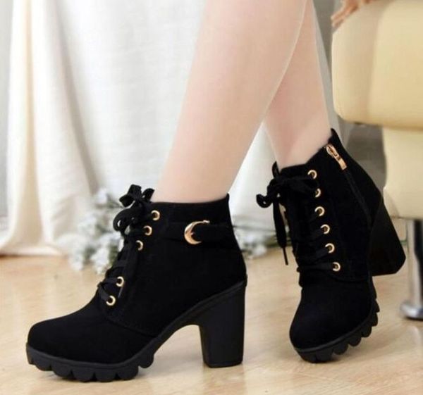 boots 2021 fashion women high heel half short ankle winter snow botas footwear warm heels boot shoes, Black
boots 2021 fashion women high heel half short ankle winter snow botas footwear warm heels boot shoes, Black