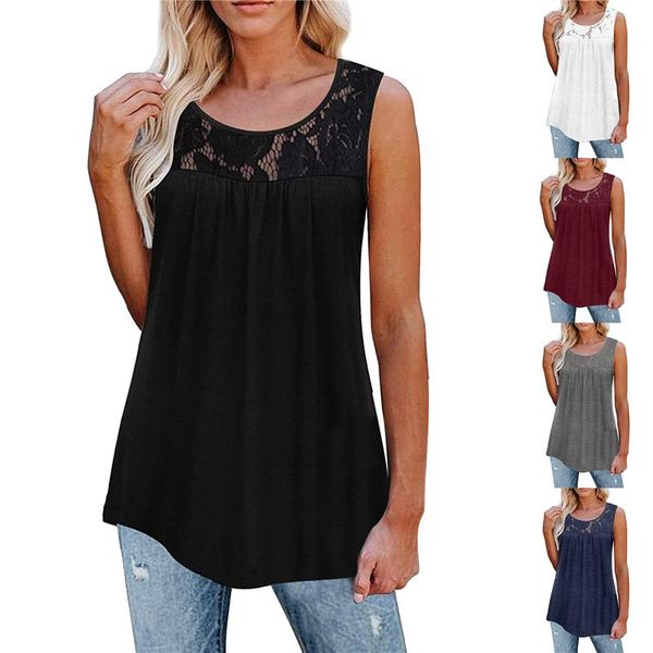 women's t-shirt women t shirt pleated casual solid color o neck tank vest sleeveless breathable summer drawstring t-shirts, White
women's t-shirt women t shirt pleated casual solid color o neck tank vest sleeveless breathable summer drawstring t-shirts, White
