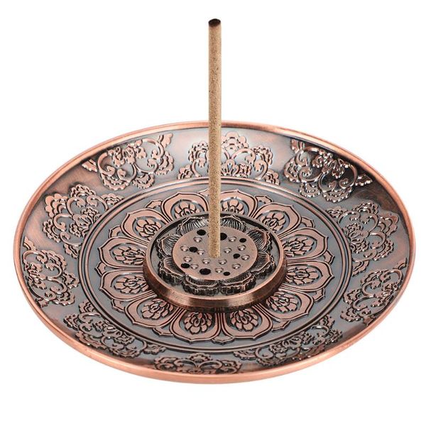 fragrance lamps red copper incense burners plate zodiacs round stick holders home decoration
fragrance lamps red copper incense burners plate zodiacs round stick holders home decoration