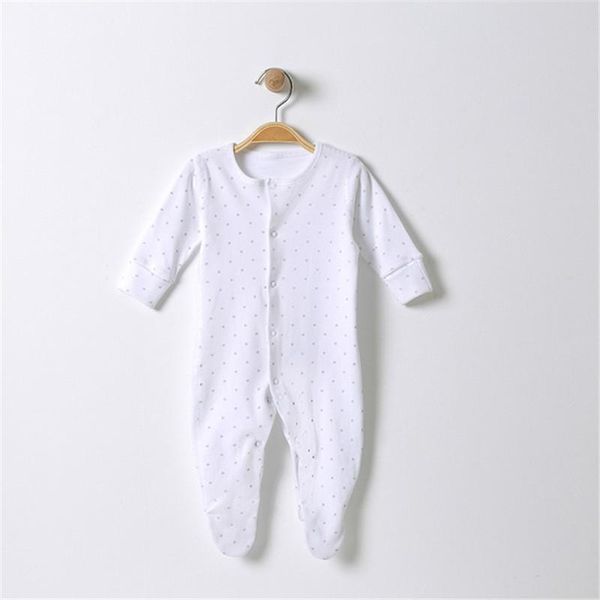 footies baby footed pajamas with snap button 100% cotton white dot cute clothes sleepers 0-3 months, Blue
footies baby footed pajamas with snap button 100% cotton white dot cute clothes sleepers 0-3 months, Blue