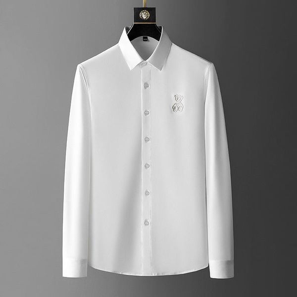 men's casual shirts rhinestone shirt long sleeve slim social business dress stree men clothing, White;black
men's casual shirts rhinestone shirt long sleeve slim social business dress stree men clothing, White;black