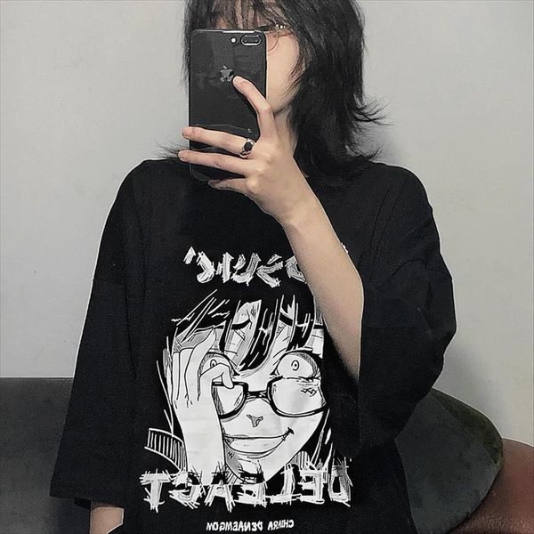 camisa do vintage dos desenhos womens animados anime de nicemix roupas femininas gtico imprimir solto s corea, White
camisa do vintage dos desenhos womens animados anime de nicemix roupas femininas gtico imprimir solto s corea, White