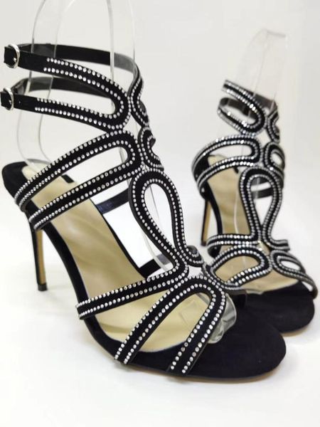 dress shoes summer platform pu sandals women peep toe high tape drills heels sandalia female fashion woman, Black
dress shoes summer platform pu sandals women peep toe high tape drills heels sandalia female fashion woman, Black