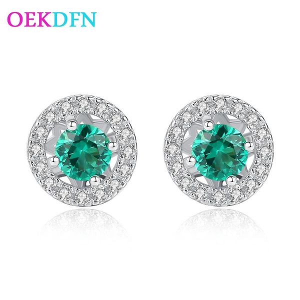 luxury 100% 925 sterling silver stud earrings emerald gemstone diamonds cocktail ear studs women fine jewelry, Golden;silver
luxury 100% 925 sterling silver stud earrings emerald gemstone diamonds cocktail ear studs women fine jewelry, Golden;silver