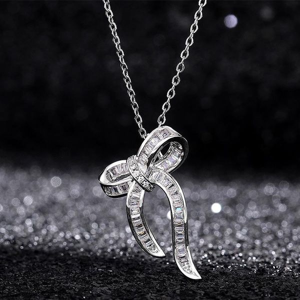 pendant necklaces romantic delicate silver plated twist bowknot for women shine cz stone full paved fashion jewelry party gift
pendant necklaces romantic delicate silver plated twist bowknot for women shine cz stone full paved fashion jewelry party gift