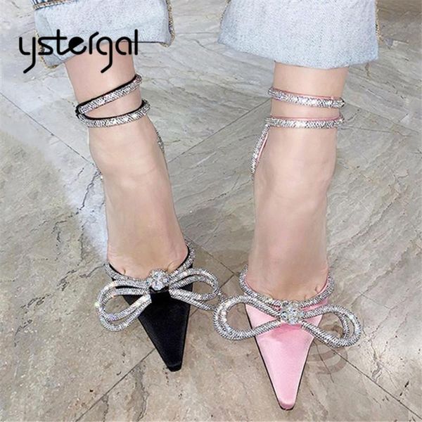 dress shoes ystergal pointed toe women pumps rhinestone bowknot 9cm high heels wedding woman gladiator sandals stiletto, Black
dress shoes ystergal pointed toe women pumps rhinestone bowknot 9cm high heels wedding woman gladiator sandals stiletto, Black