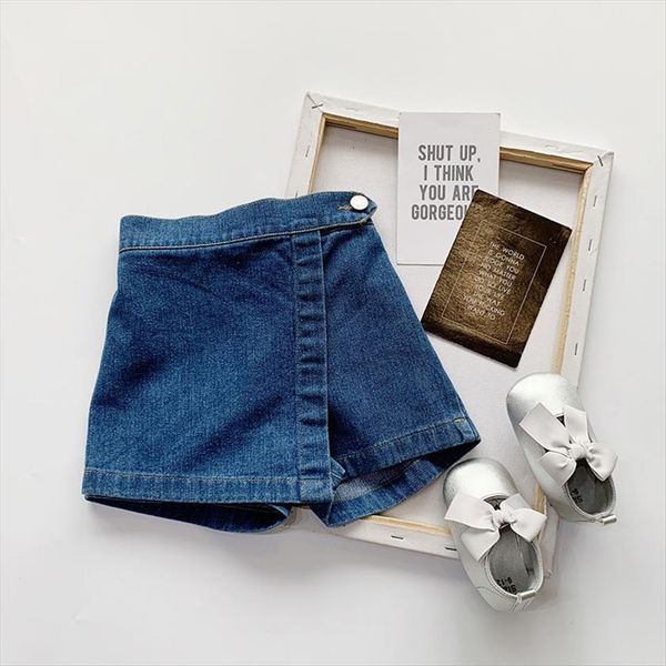 0 5y summer fashion kids girls denim shorts high waist button blue cuasal outfits, Black
0 5y summer fashion kids girls denim shorts high waist button blue cuasal outfits, Black