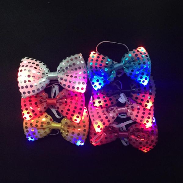 party decoration 20pcs men woman sequins led neck tie light up bow blinking ties birthday wedding christmas supplies
party decoration 20pcs men woman sequins led neck tie light up bow blinking ties birthday wedding christmas supplies