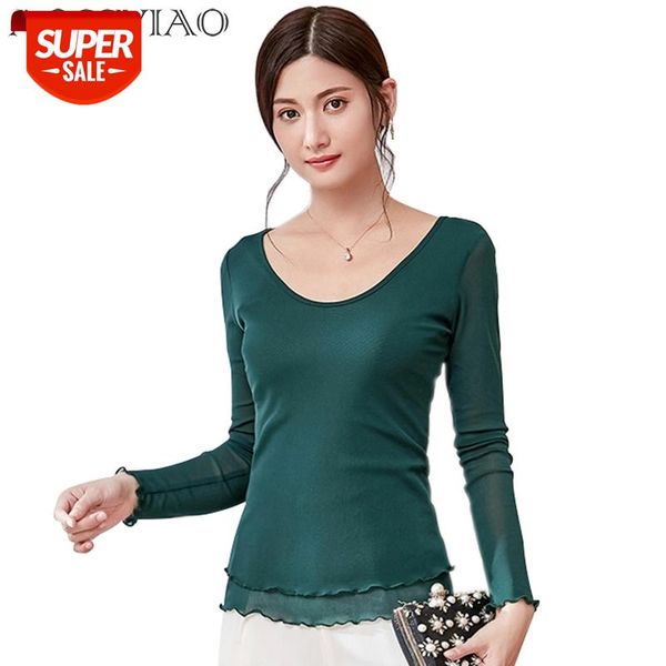women blouses camisas femininas 2021 spring plus size chiffon shirts long sleeve blouse o-neck casual female green black #e98b, White
women blouses camisas femininas 2021 spring plus size chiffon shirts long sleeve blouse o-neck casual female green black #e98b, White