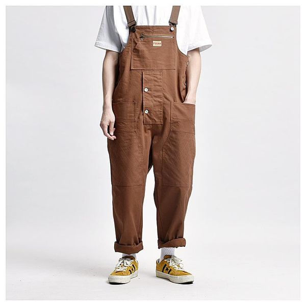 men's pants tools and workwear multi-pocket overalls men safari style work bib trousers worker cargo multifunctional coveralls, Black
men's pants tools and workwear multi-pocket overalls men safari style work bib trousers worker cargo multifunctional coveralls, Black