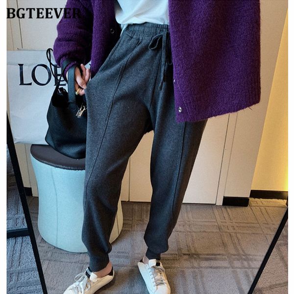 pants vintage elastic high waist women lace-up knitted harem winter warm pants casual thick loose female trousers s290, Black;white
pants vintage elastic high waist women lace-up knitted harem winter warm pants casual thick loose female trousers s290, Black;white