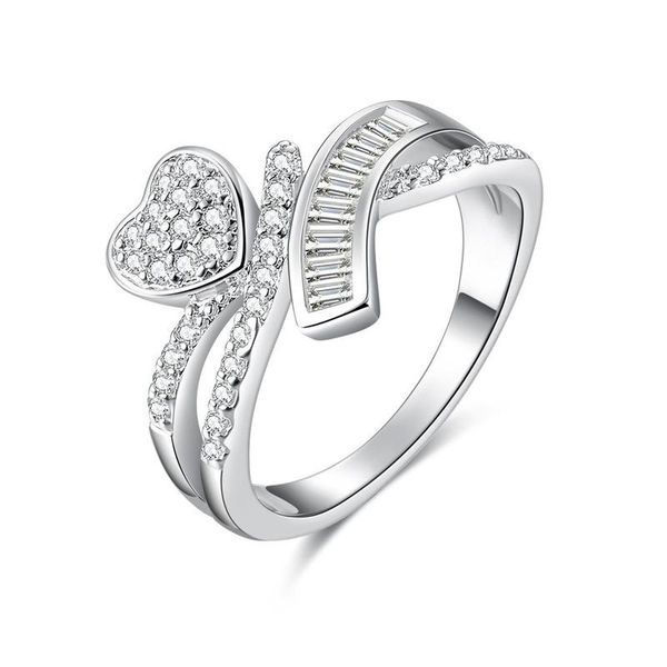 wedding rings ladies ring love couple creative inlaid zircon holiday girl gift, Slivery;golden
wedding rings ladies ring love couple creative inlaid zircon holiday girl gift, Slivery;golden