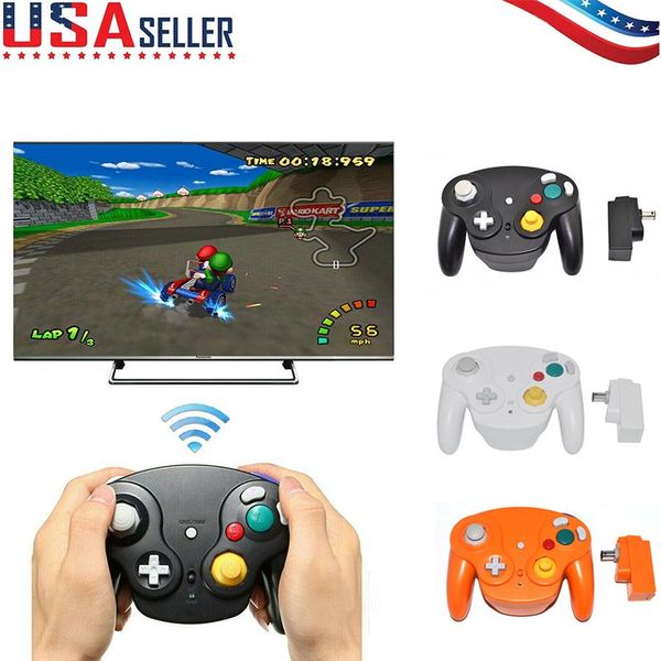 game controllers & joysticks wireless controller 2.4g gamepad joypad with adapter for retro ngc wii double vibration motor restores
game controllers & joysticks wireless controller 2.4g gamepad joypad with adapter for retro ngc wii double vibration motor restores