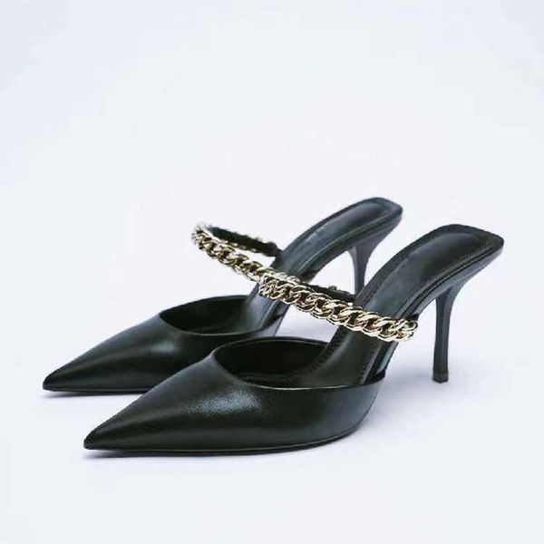 dress shoes za fairy style muller new elegant chain pointed toe mary jane high heels black thin heel back empty sandalen yo5i
dress shoes za fairy style muller new elegant chain pointed toe mary jane high heels black thin heel back empty sandalen yo5i