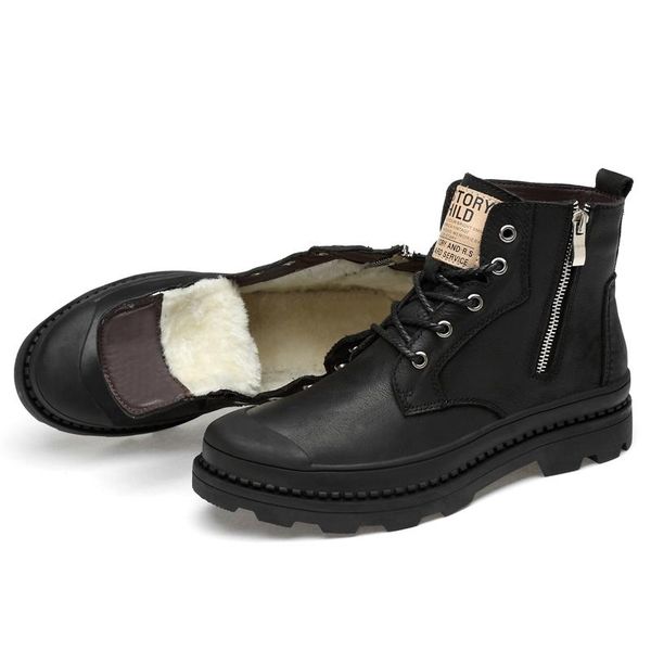 boots big size men fashion steel toe cap working safety cotton-padded shoes spring autumn winter warm fur snow ankle security, Black
boots big size men fashion steel toe cap working safety cotton-padded shoes spring autumn winter warm fur snow ankle security, Black